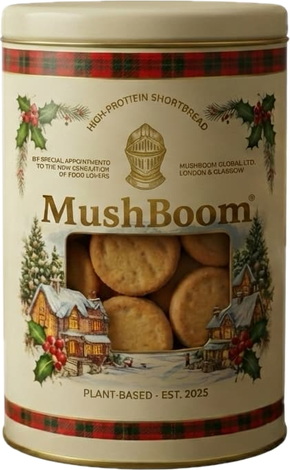 Yellow tin contains shortbread